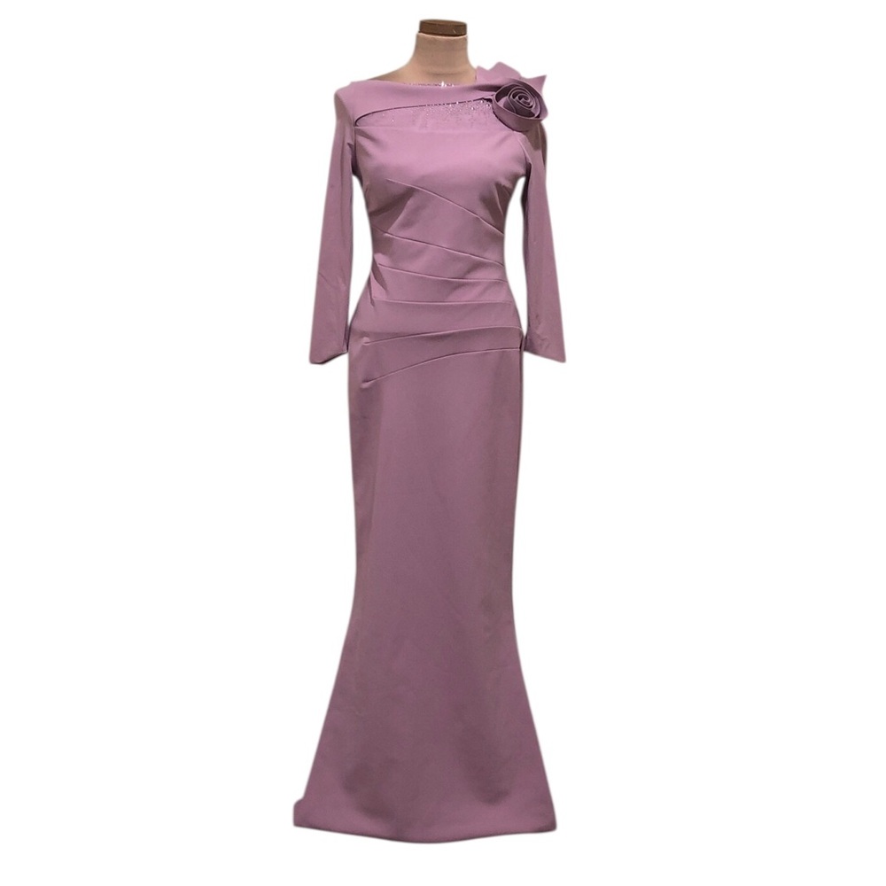 NWT Chiara Boni Wynter Maxi Dress Size 8 44 Dusty Purple